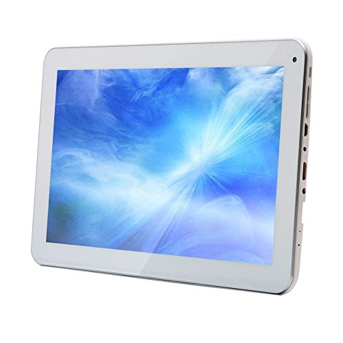 IRULU eXpro X1s 10.1 Inch Tablet PC,Android 4.4 KitKat, Quad ,8GB - White Front
