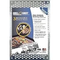 Grill-O-Sheet Aluminum Barbecue Sheet - 3 Pack