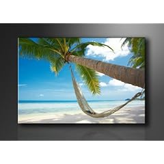 Bild auf Leinwand Strand 120 x 80 cm Modell-Nr. XXL 5039 Bilder fertig gerahmt�auf echtem Holzrahmen riesig. Ausf�hrung Kunstdruck als Wandbild auf Rahmen. G�nstiger als �lbild Gem�lde Poster Plakat mit Bilderrahmen