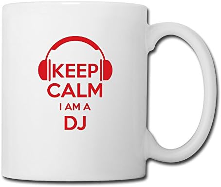 Keep Calm Im A DJ TECHNO HOUSE Music Ceramic Coffee Mug