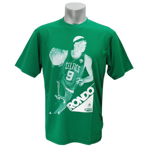 (アディダス)Adidas NBA セルティックス #9 レイジョン・ロンド Player S/S Tシャツ 2011 (グリーン) - L