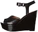 Nine West Women's April Leather Wedge Sandal