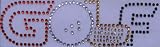 41QUMB0boZL. SL160  Golf Rhinestones Ladies T shirt (Brand New)