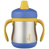 Foogo by Thermos Leak-Proof SS 7 oz Sippy Cup with Handle in Blue
