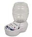 Petmate Replenish Pet Waterer with Microban, 1-Gallon, Pearl White