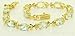 Aquamarine 14K Yellow Gold Tennis Bracelet
