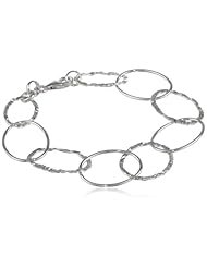 Sterling Silver Open Oval Link Bracelet