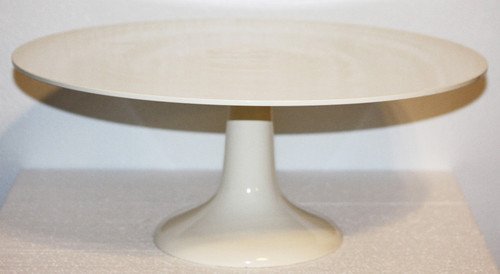 Ivory Pedestal Cake Stand 14 Inch Round Wedding Cake Stand Ivory Pedestal Cake Stand 14 Inch Round Wedding Cake Stand