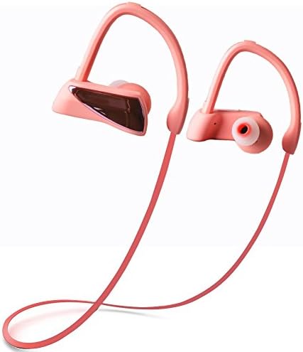 Bluetooth Headphones, Youngway Wireless Bluetooth Stereo Earbuds Sweatproof Running Headset Over-Ear Sports Headphones with Microphone for iPhone7 Android Pink