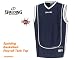 Sports : Spalding Basketball Play-off Tank Top Men, marine/weiss