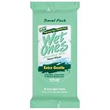Wet Ones Sensitive Skin Hands & Face Wipes: Travel Pack