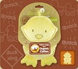 Eco Friendly Dandelion Yellow Duck Organic Cotton Baby Squeaker Toy