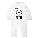 名前入り ロング ロンパース [LR198] 70cm ホワイト 出産祝い 誕生日 プレゼント おしゃれな 名入れ ベビー服
