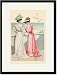 Black Framed/Matted Print 17x23, Ladies by the Sea