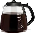 Medelco 12 Cup Millennium Style Carafe, Black