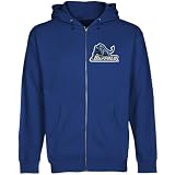 NCAA Buffalo Bulls Royal Blue Logo Applique Midweight Full Zip Hoody