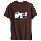 T-Shirt Mens Brown  Willemstad kicks ass  Capitals