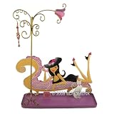 Diva Girl On Couch Jewelry Stand Earrings Holder