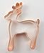 Reindeer Cookie Cutter 5 Inch Handcrafted in USA by The Fussy Pup