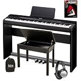 electronic keyboards Casio PX330 Privia Digital Piano Keyboard BUNDLE including Furniture Stand Pedalboard Bench Headphones Dustcover and Book electronic keyboards