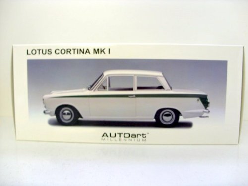 AUTO ART 1/18 75331 LOTUS CORTINA MK1 WHITE - 
