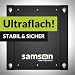 Ultraflache TV-Wandhalterung mit nur 12 mm Wandabstand f�r VESA 400x400; in Deutschland hergestellt, hochstabil und perfekt passend f�r Samsung, LG, Philips und viele andere Fernseher von 40 bis 60 Zoll