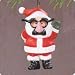 Santa Schnoz 1990 Hallmark Ornament QX4983
