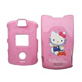 for Motorola RAZR V3 V3c V3m V3r V3e V3t V3i snap on hard case faceplate HELLO KITTY design (many other designs available!)