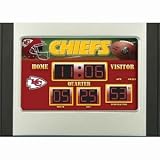 Kansas City Chiefs Scoreboard Desk & Alarm Clock