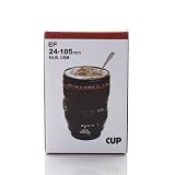 Uniqstore Camera Lens Mug/lens Coffee Cup(creative Cup Design Is Simulation to Canon EOS Camera Lens Mug Coffee Cup Ef 24-105mm Stainless Steel Inside Kit)cup-canon24-105mm