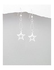 Star Earrings In 92.5 Sterling Silver