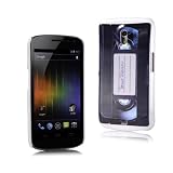 MaryCom PREMIUM QUALITÄT Retro Hard Case im Video VHS Kassetten Design schwarz für Samsung Galaxy Nexus Prime i9250 Smartphone / HVS i9250