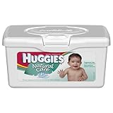 Huggies Natural Care Baby Wipes, Fragrance Free, 72-Count Tubs, 8-Pack