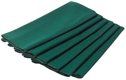 Rose Tree Royal Linen Set of 6 Napkins, Penny Green