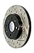 StopTech 127.47033L Sport Drilled/Slotted Brake Rotor (Rear Left), 1 Pack