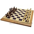 Wood Chess and Checkers Cabinet