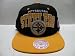 Mitchell and Ness NFL Pittsburgh Steelers Arch 2 Tone Retro Snapback Cap