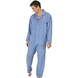 IZOD Solid Sleepwear Set LIGHT BLUE Lg