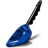 Platinum Pets 8-Ounce Stainless Steel Pet Food Scoop, Sapphire Blue