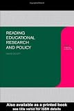 Cover of Reading Educational Research and Policy by David Scott 0750709936