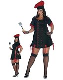 3PC Midnight Sizzle - Chef Sexy Holiday Party Costume