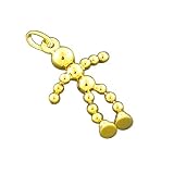 14K Yellow Gold Designer Boy Charm