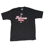 Urban Boundaries - Atlanta Falcons Script Tee - Black - Size LARGE - Closeout