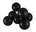 Club Pack of 20 Shiny Black Glass Ball Christmas Ornaments 4