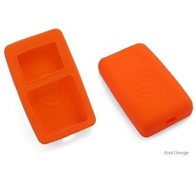 Creative Zen Micro (5GB) FlexiSkin - The Soft Low-Profile Case (Bold Orange)
