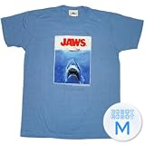 ジョーズ ポスターTee/Jaws Poster T-Shirt Sheer スピルバーグ 鮫 スリラー ホラー映画Tシャツ M【並行輸入】