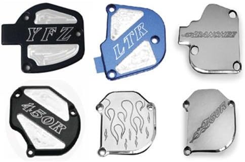 ModQuad Throttle Cover - Logo - Red Anodized TC2-RRD-06
