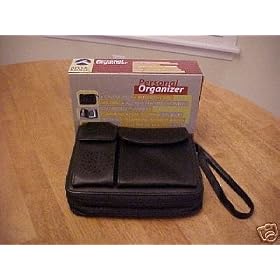 Personal Organizer! By River Ridge Features:CALCULATOR,BUSINESSCARD HOLDER,AGENDA FEATURES MONTHLY and WEEKLY PLANNER,COMMUNICATION SECTION,PROJECTS SECTION,TELEPHONE/ADDRSSS BOOK,BALL PEN,CELLPHONE HOLDER,RULER,DIARY,EXP/GOALS SECTION