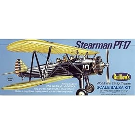 Guillows Stearman PT17 Model Kit from Toy RC Airplanes