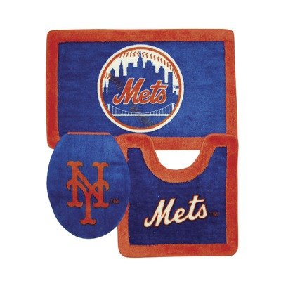 New York Mets 3 Piece Bath Rugs